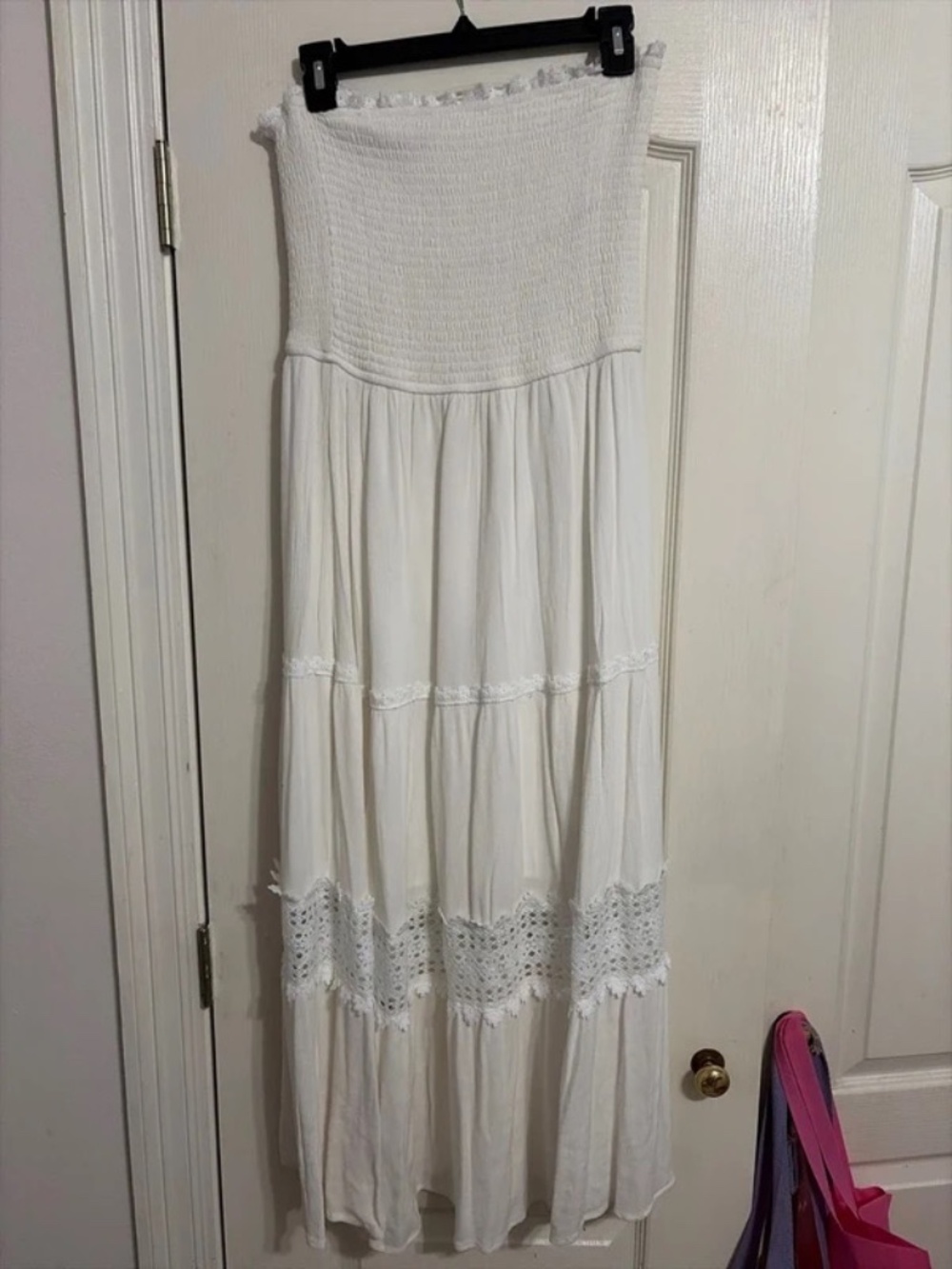 White Lace Maxi Dress
